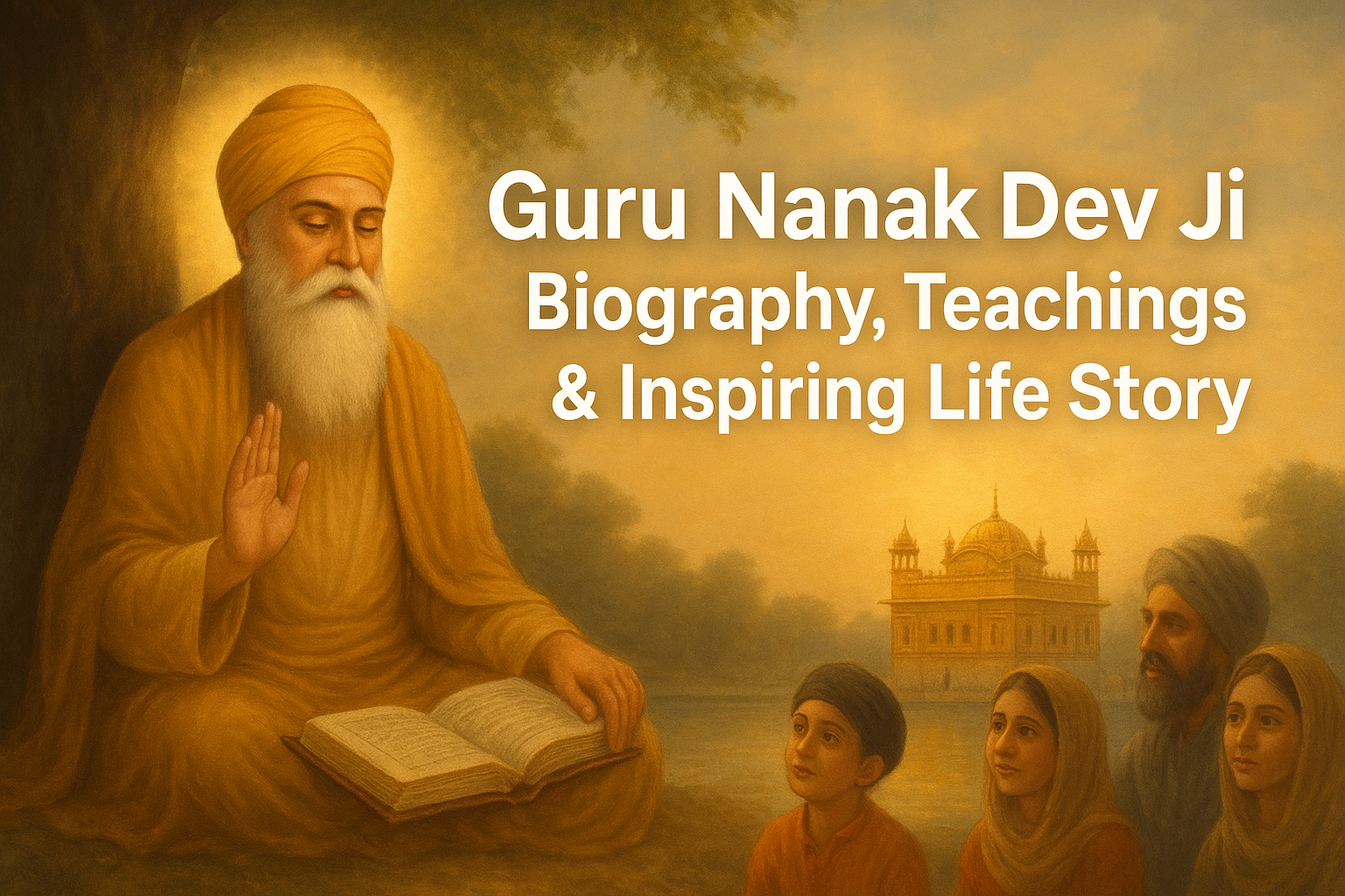 Guru Nanak Dev Ji β Biography, Teachings, and Inspiring Life Story